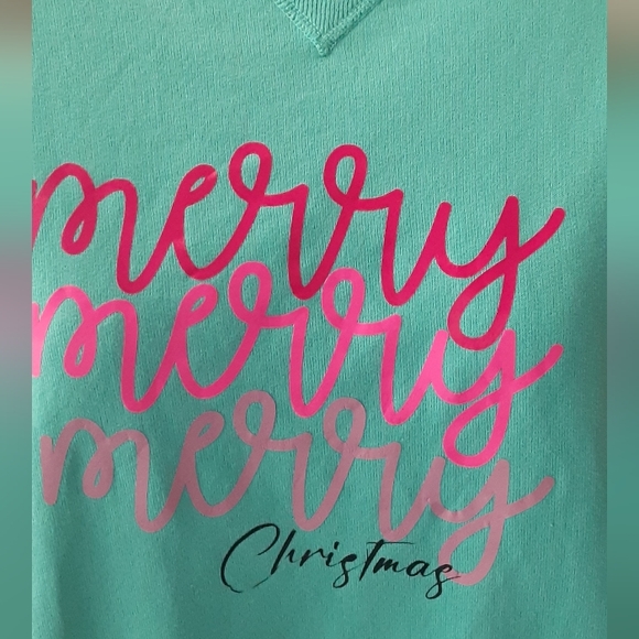 EUC Merry Christmas Comfort Wash sweatshirt - Picture 2 of 4